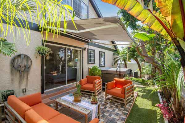 1004 Green Lane Redondo Beach oasis backyard
